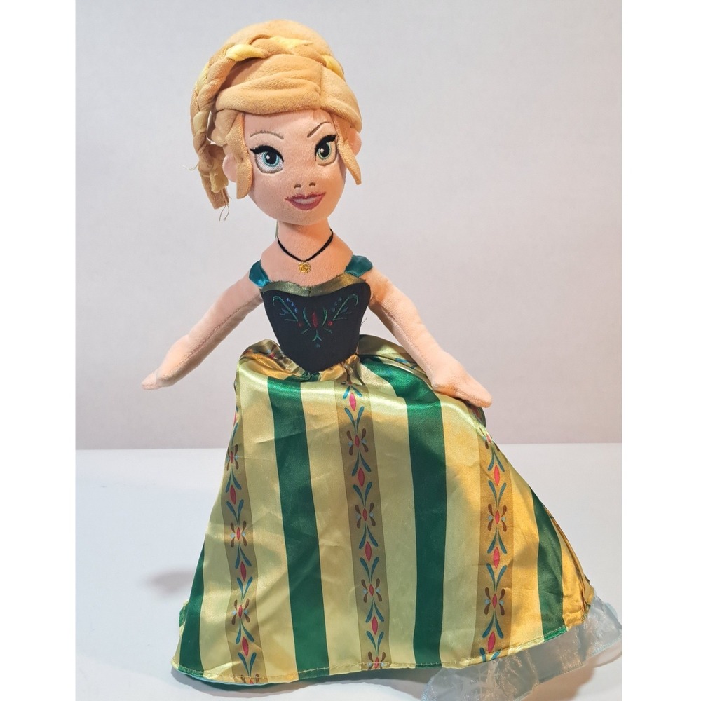 Frozen Elsa and Anna Flip Doll Reversible Tospy Turvy 15" Disney Parks Plush
